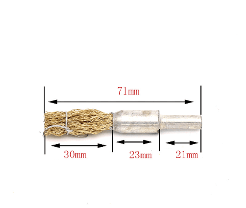 Brass Wire/Stainless steel Wheel Brushes Grinder Polishing Grinding Rotary Tool - Picture 2 of 7