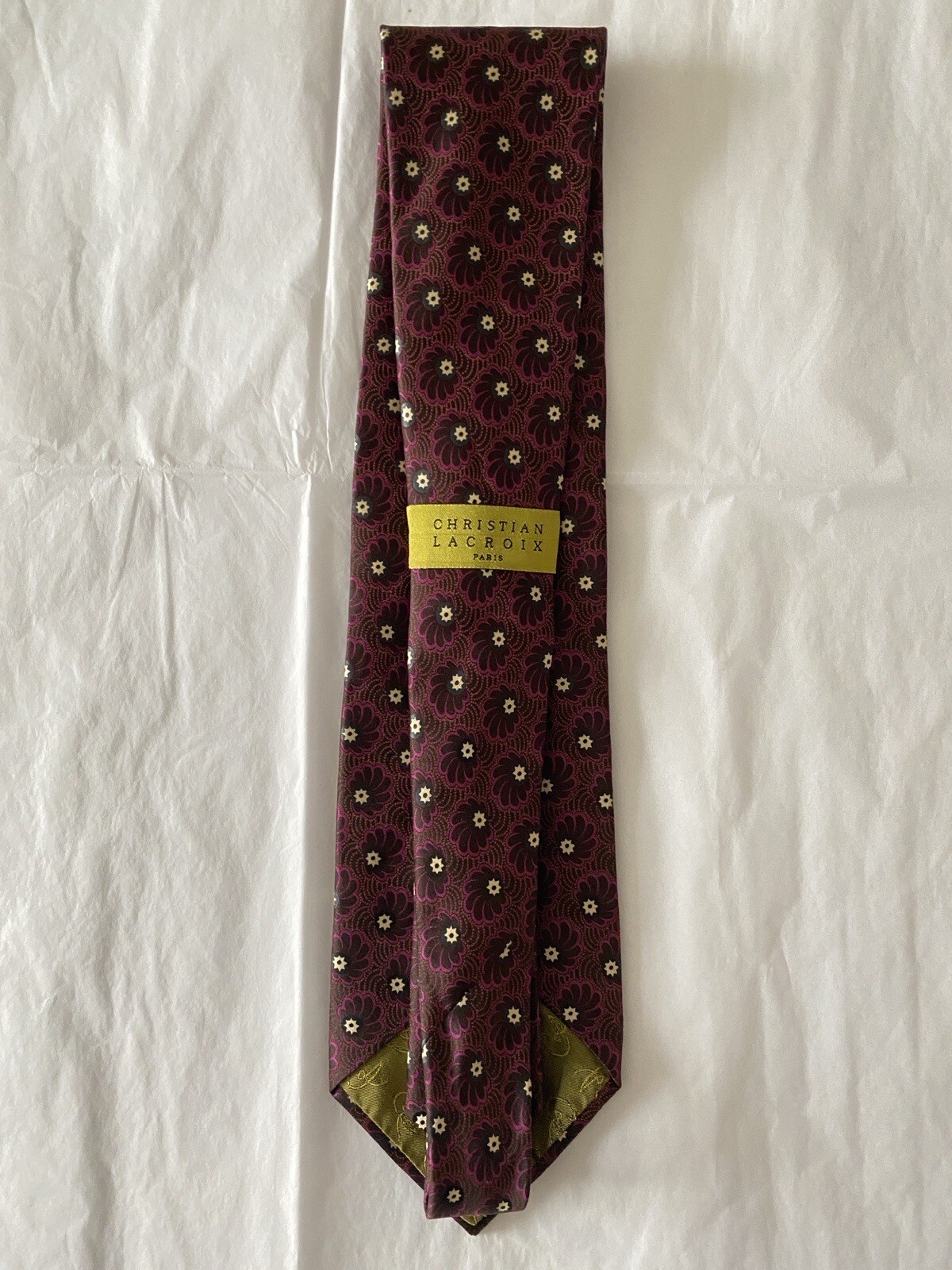Christian Lacroix Tie 100 Silk, New Without Tags eBay