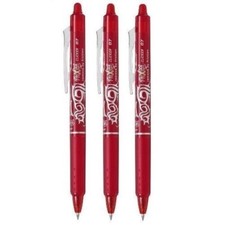 Image of 3 x Pilot FriXion CLICKER 07  design Erasable Rollerball Pen  - Many Colours