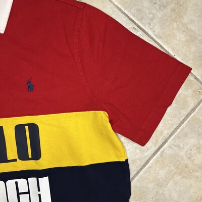Polo Ralph Lauren Classic Fit Rugby Shirt S Polo Beach Graphic