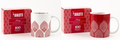 Coppia Mug,colore bianco e rosso BIALETTI linea 