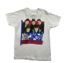 Vintage 1989 New Kids On The Block T-Shirt Hangin Tough Tour Sz M Double Sided