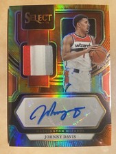 2023-24 Panini Select JOHNNY DAVIS Autographed Memorabilia #AM-DAV TIE-DYE /25