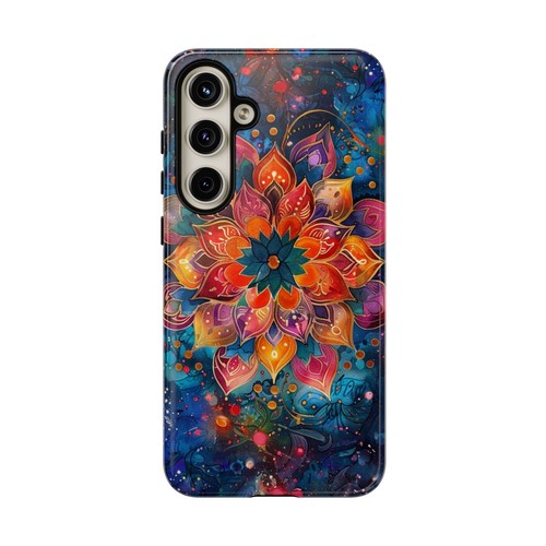 Mandala Flower Watercolor Phone Case for iPhone, Samsung Galaxy, Pixel - 第 159/256 張圖片