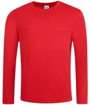 AWDis Cool LONG SLEEVE T-SHIRT - Wicking Training Shirt - Sports Top Gym Tee