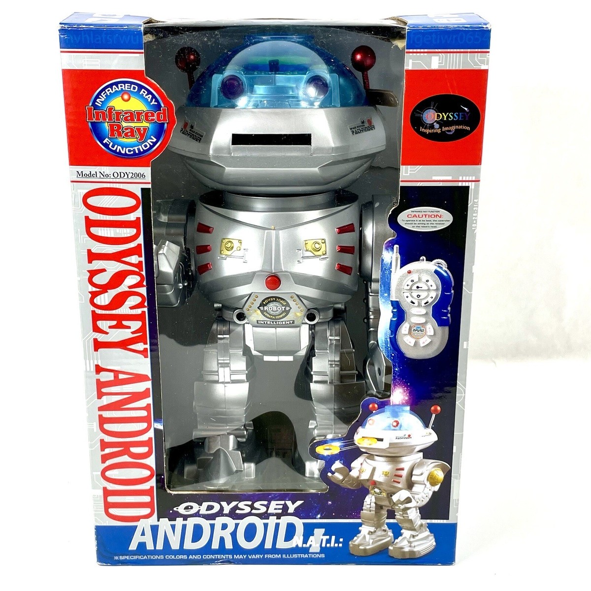ロボット Ody Odyssey Android N.A.T.I Robot Infrared Ray 2006 Walk Dances Shoots