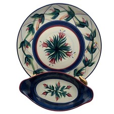 P. Silkotch Serving Plate and Dip Bowl Perfect for an elegant dinner party 