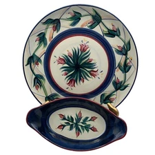P. Silkotch Serving Plate and Dip Bowl Perfect for an elegant dinner party!