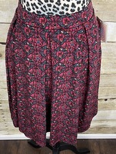 LuLaRoe Madison Skirt Pleated Pockets A-line Size Medium NEW NWT