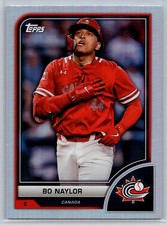 2023 Topps World Baseball Classic BO NAYLOR #3 Silver Rainbow Foil Base