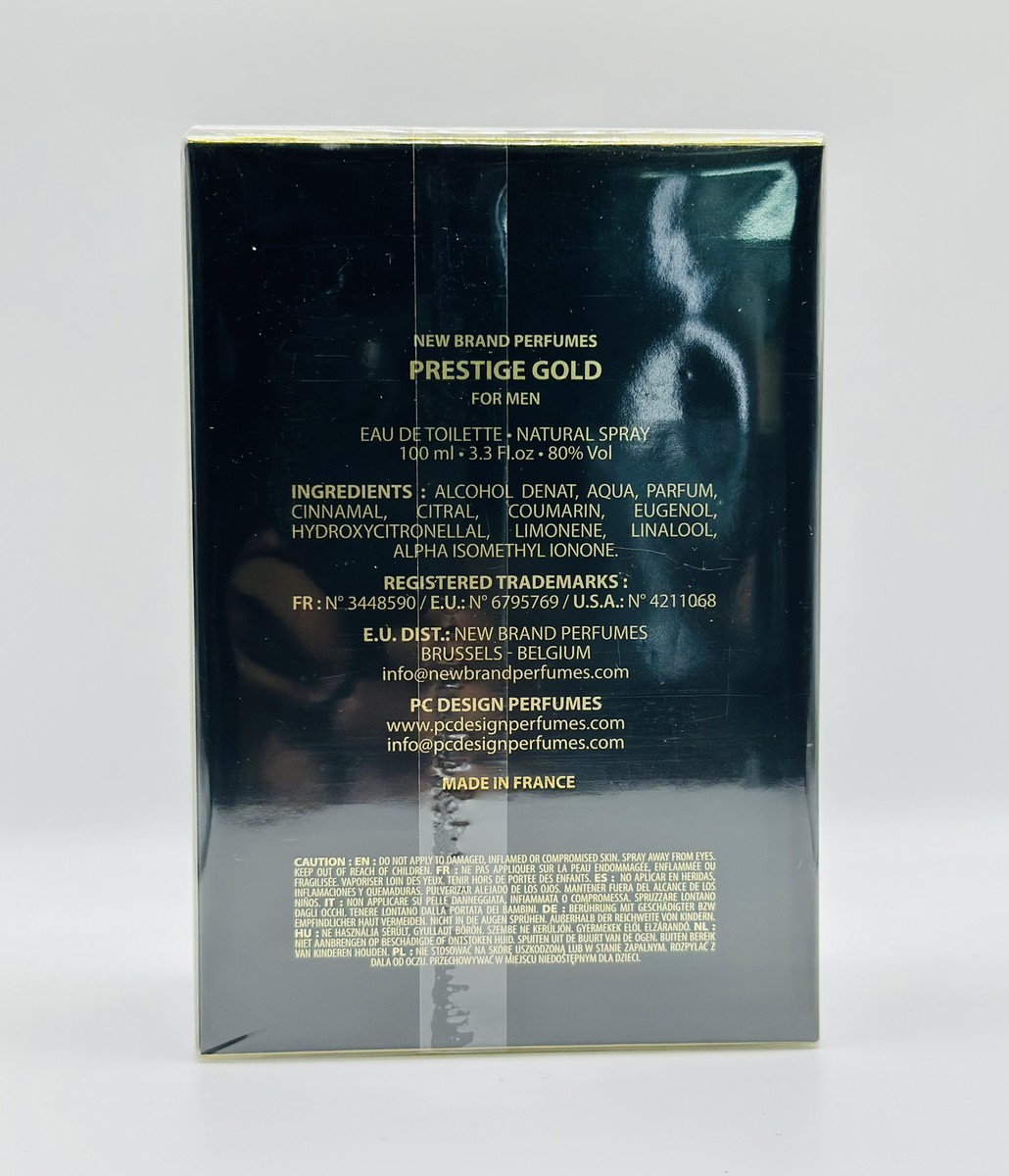 NEW BRAND PERFUMES PRESTIGE GOLD メンズ 香水 Prestige Gold by New Brand cologne for men EDT 3.3oz | eBay