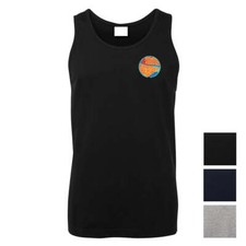Retro Northern Beaches Left Chest Surf Logo Mens Singlet (Colour/Size Choices)