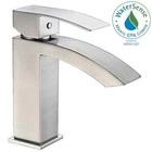 ANZZI L-AZ037BN Revere Single Hole Handle Bathroom Sink Faucet, Brushed Nickel