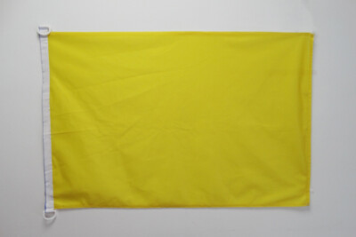Plain Yellow Avalanche warning Flag 3' x 5' External Use - Low risk flags 90 x 1