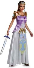 Zelda Deluxe Nintendo Legend of Zelda Elf Fancy Dress Halloween Adult Costume
