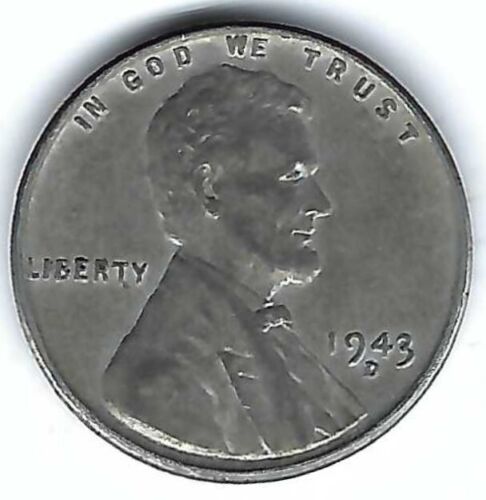 1943-D Denver Circulated WW11 Business Strike One Cent Coins! - Picture 1 of 2
