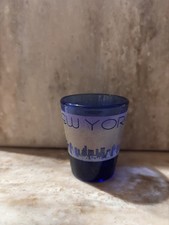 Blue New York Shot Glass