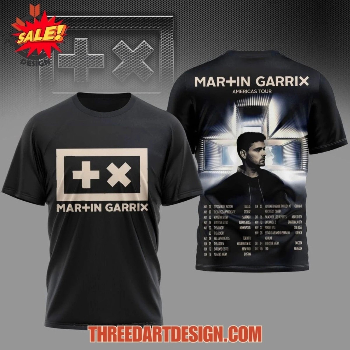 Hot Martin Garrix Americas Tour 2026 Gift For Fans S to 5XL 3D