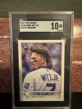 2022 Topps Update - Bobby Witt Jr Image Variation #US100 White Jersey Mullet SP