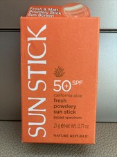 Nature Republic California Aloe Fresh Powdery Sun Stick SPF50 21g BRAND NEW
