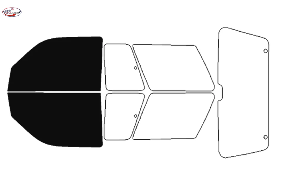Kit de película de tinte de ventana de 2 capas precortada personalizada computarizada para Mazda Navajo 1991-1994 Foto 2 de 4