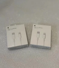 Set of 2 Apple 1m (3ft) Lightning to USB-C Charging Cables Cords