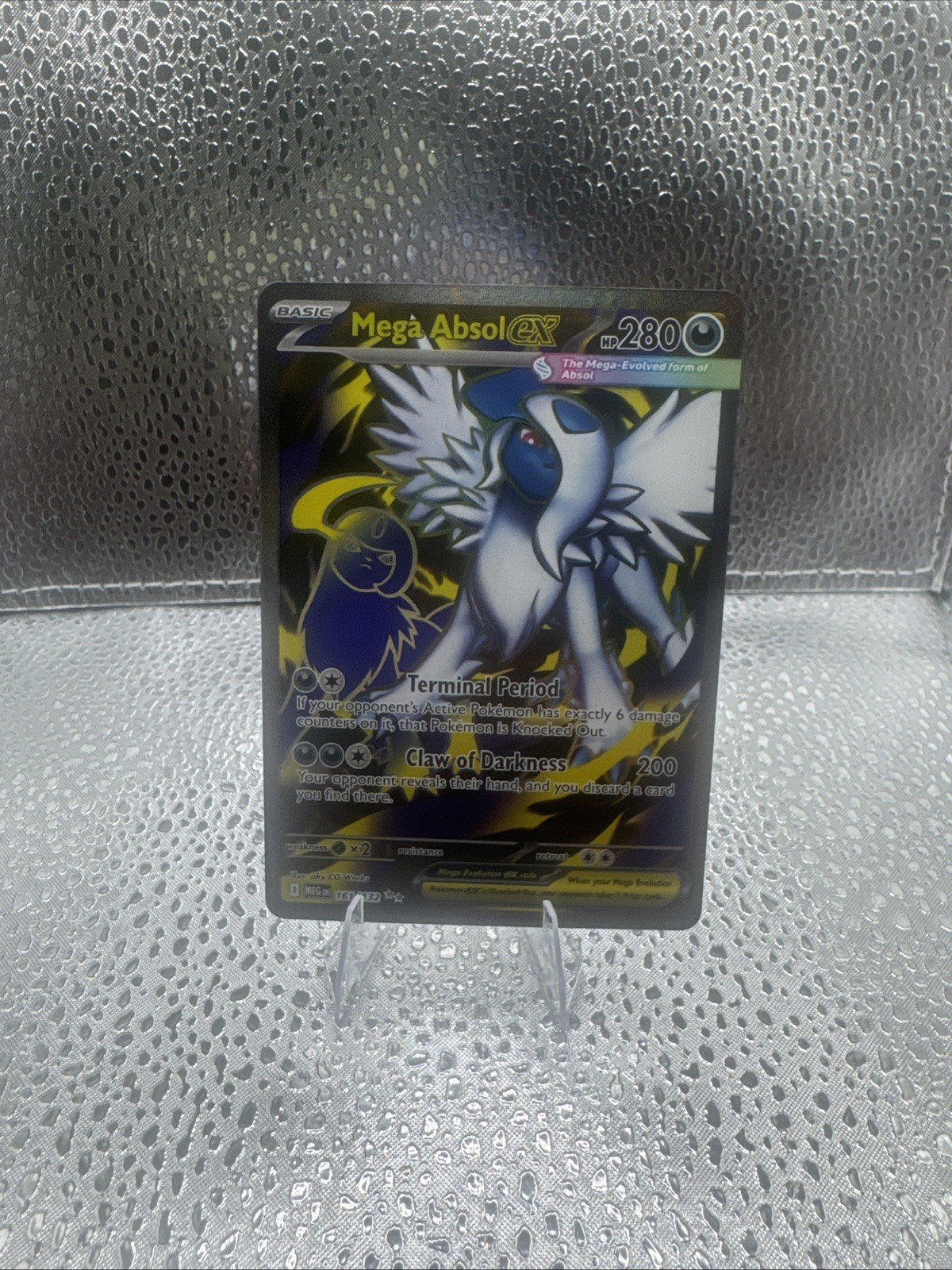 Pokemon Mega Absol EX Ultra Rare ME01: Mega Evolution 161/132 NM