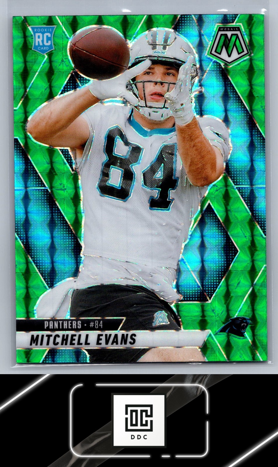 2025 Panini Mosaic #344 Mitchell Evans Mosaic Green