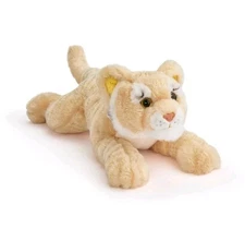 FAO Schwarz Lying Tiger Plush Stuffed Animal 15" Gold Edition