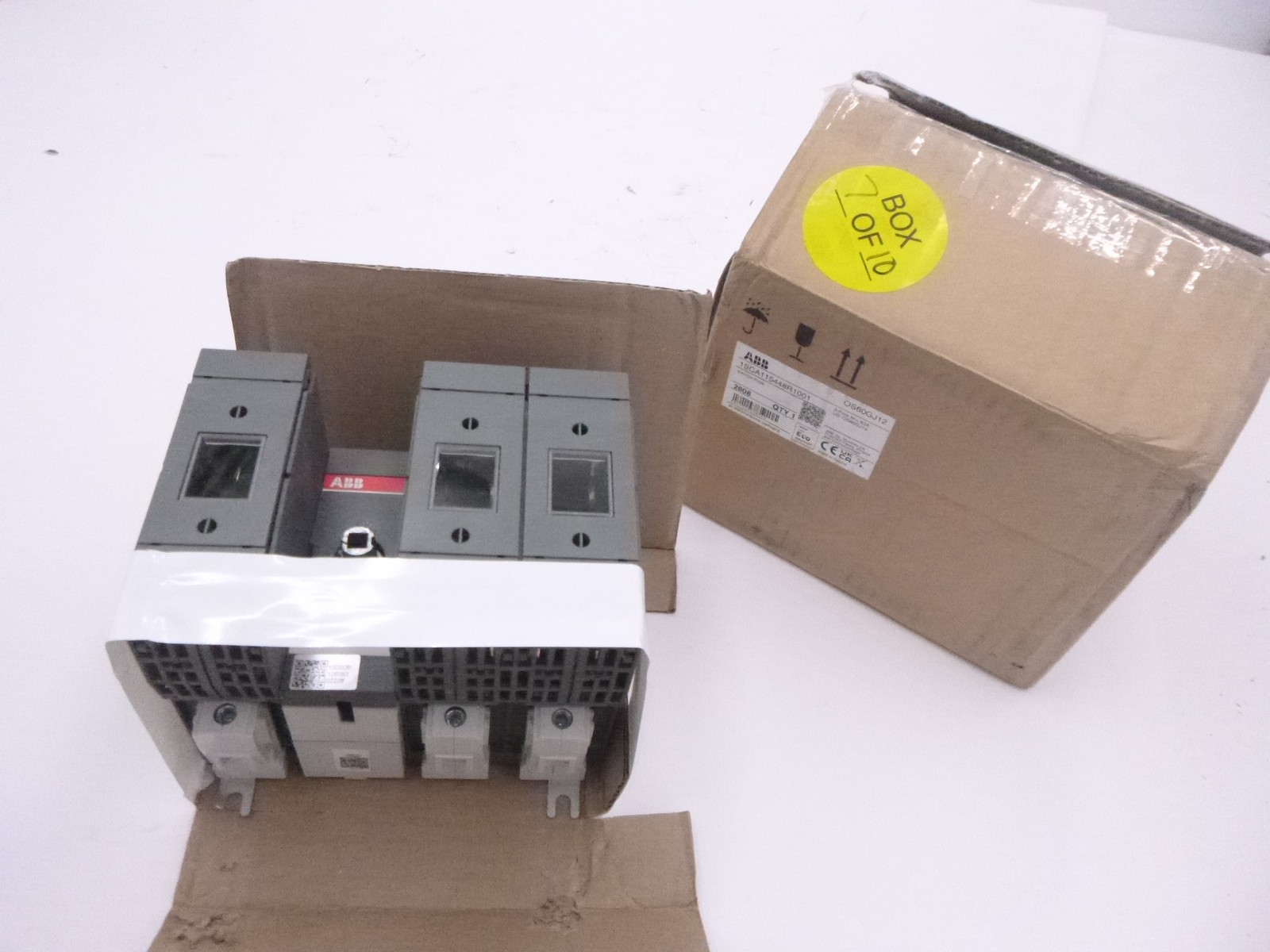 ABB Front Operated fused Manual Switch Disconnector Load Break Switch 3 Pole 60A