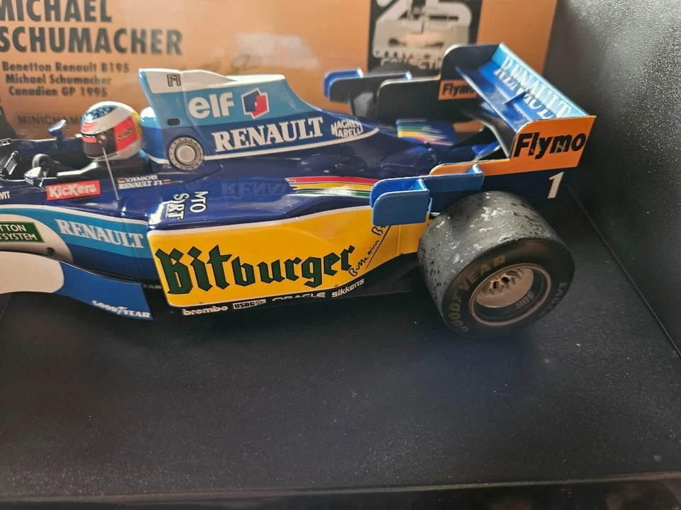 1/18 Minichamps Benetton B195 Michael Schumacher 1995 World Champion - Image 4 of 4