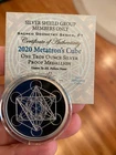 2020 1OZ SACRED GEOMETRY SERIES - #4, #5, #7  SILVER SHIELD - .999 - "LAST SET"