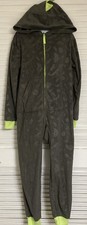 Cat Jack Dinosaur Hooded Fleece Footless Pajama, Small 6/7
