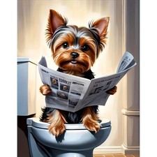 Diamond Art Painting Dog, Diamond Art Kits for Adults Animal, Full Drill Crysta,