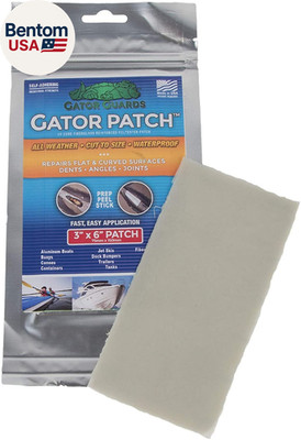 Gator Patch Fiberglass Reinforced Repair Patch - Repairs Holes, Dents & Cracks o