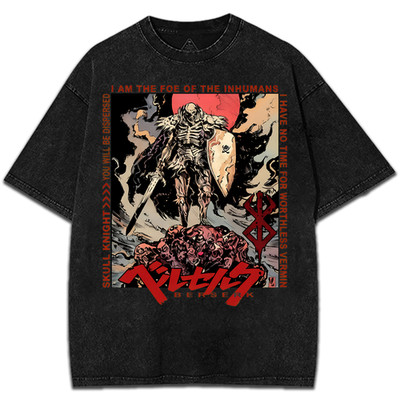 Berserk Guts The Foe of The Inhumans Anime T-Shirt