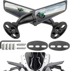 Motorcycle Mirrors, Stealth Motorcycle Wing Mirrors Compatible with Kawasaki