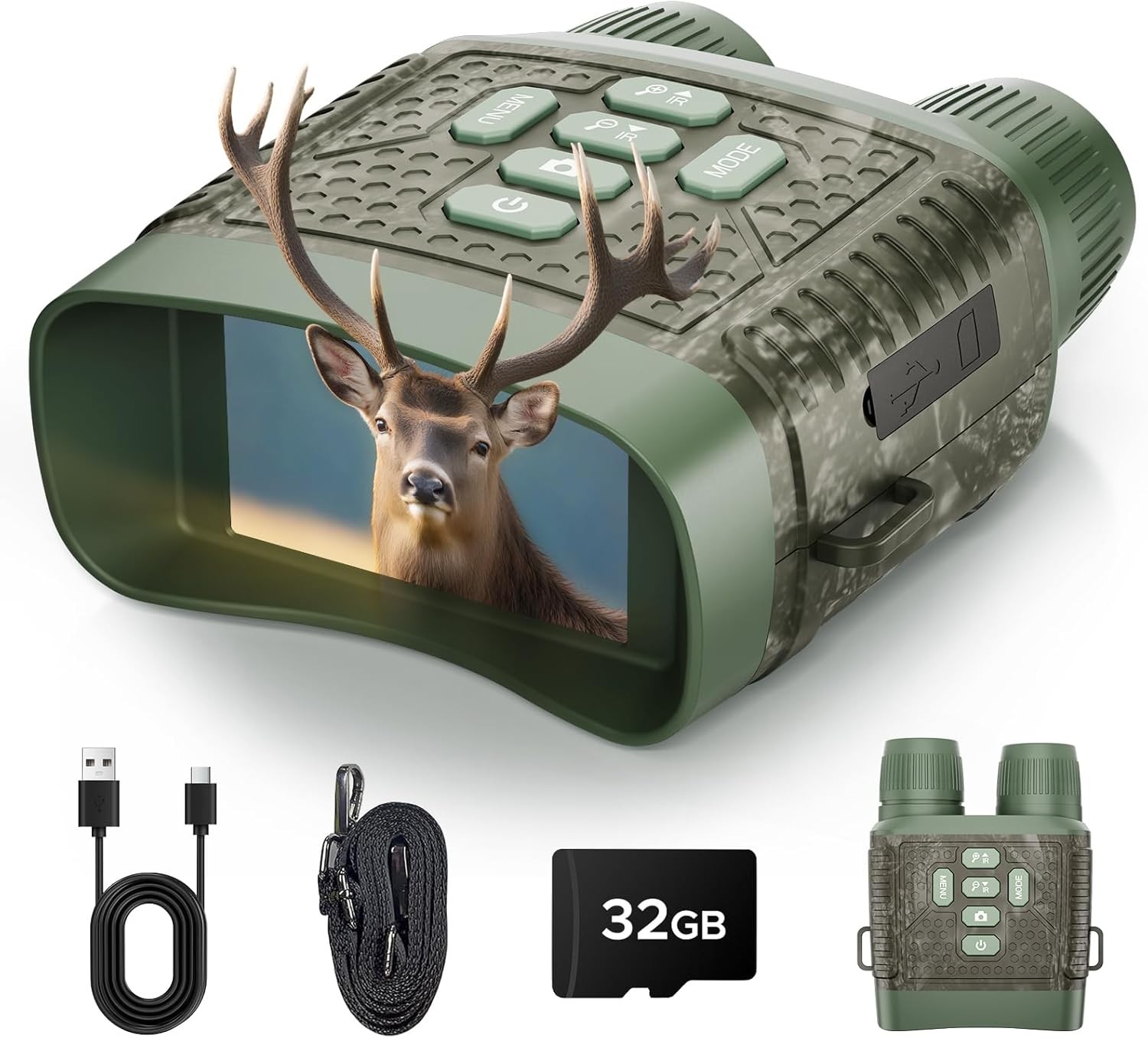 Goggles 112mp Infrared Digital Binoculars 18x Zoom Us