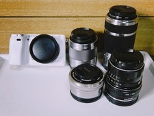 Sony Alpha 6000 Camera with 4 Lens Set 16-50mm 50mm F1.8 55-210mm F1.8