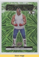 2024 Upper Deck AEW All Elite Wrestling Dazzlers Green Brian Cage READ o1h