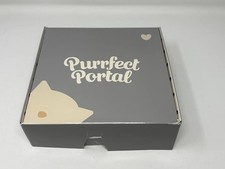 Purrfect Portal Cat Door Meow Manor Open Box Instructions White 8.5x6.5 Opening