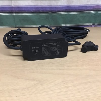 Philips Hue Outdoor Low Voltage 40W Power Supply Weatherproof ex cord splitter