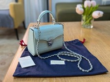 Mini Mayfair Handbag – Pool Blue - Aspinal of London - Immaculate Condition