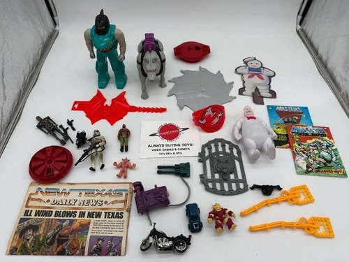 Vintage 80's Lot Jaded Jaguar MOTU Carnivac Splashdown Transformers Ghostbusters