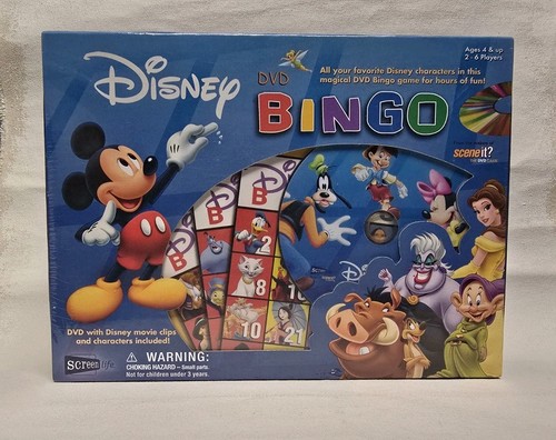 Mattel Disney DVD BINGO Game Family Fun New - Picture 1 of 3