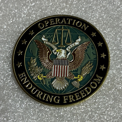 Operation Enduring Freedom September 11 2001 NYC DC PA Challenge Coin Original