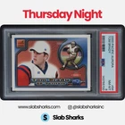 2000 PACIFIC AURORA #84 TOM BRADY RC ROOKIE PSA 8