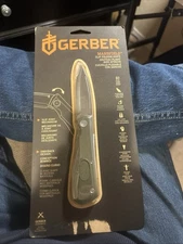 Gerber Mansfield Green Micarta D2 New In Package Gerber Warrenty. Great Gift !