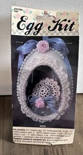 Vintage Wang's Egg Kit Crocheted Hat Ornament Craft Kit NEW