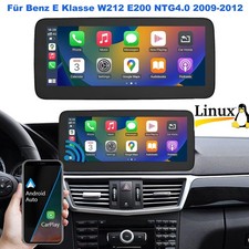 10.25" F&uuml;r Mercedes-Benz E-Klasse W212 NTG4.0 Android Auto Autoradio CarPlay SWC